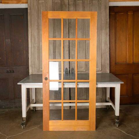 #50812 36x80 15 Lite Pine Interior French Door image 4