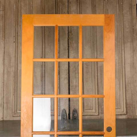 #50812 36x80 15 Lite Pine Interior French Door image 2