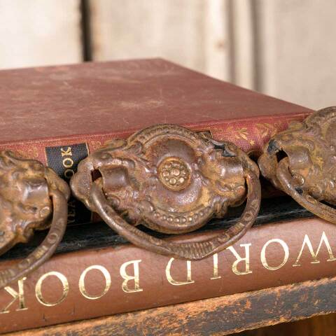 #50879 Antique Metal Furniture Drawer Bail Pulls image 5