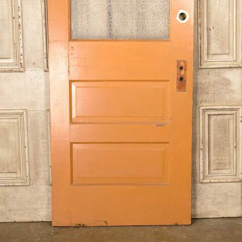 #50929 31x79 Antique Privacy Glass Half-Lite Door image 3