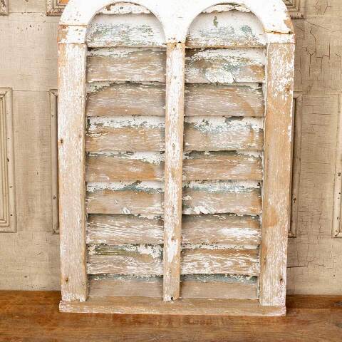#51017 Salvaged Antique Wood Louvered Barn Vent image 3