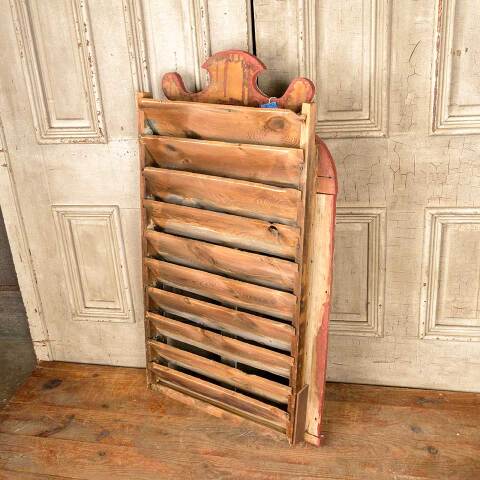 #51017 Salvaged Antique Wood Louvered Barn Vent image 5