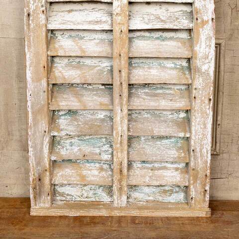 #51019 Salvaged Antique Wood Louvered Barn Vent image 3