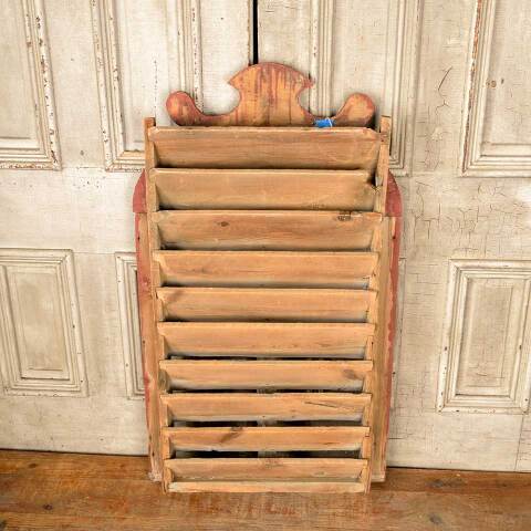 #51019 Salvaged Antique Wood Louvered Barn Vent image 5