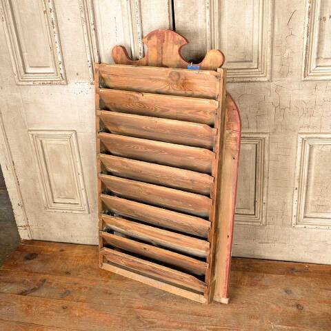 #51020 Salvaged Antique Wood Louvered Barn Vent image 6