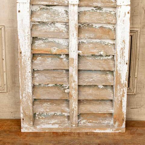 #51021 Salvaged Antique Wood Louvered Barn Vent image 3
