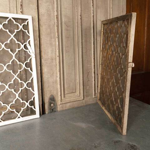 #51048 Set of Vintage Hinged Fireplace Screen Doors image 6
