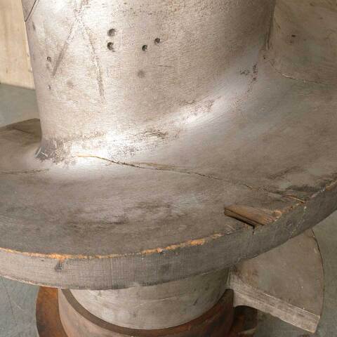 #51055 Antique Large Drill Bit Wood Foundry Mold image 5