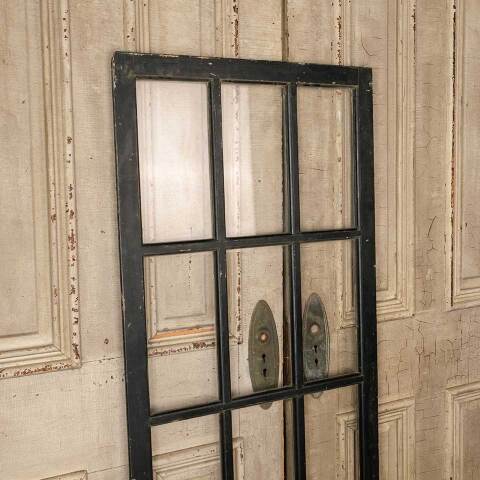 #51058 Antique 12 Lite Wood Storm Door Panel image 2