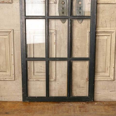 #51058 Antique 12 Lite Wood Storm Door Panel image 6