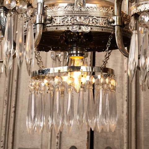 #51092 6 Light Crystal Chandelier image 3