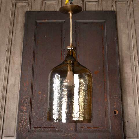 #51119 Modern Glass Dome Pendant Light Fixture image 8