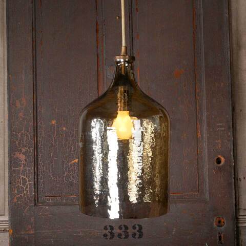 #51119 Modern Glass Dome Pendant Light Fixture image 2