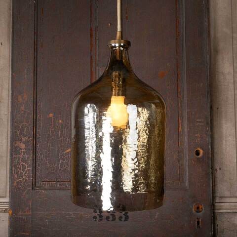 #51119 Modern Glass Dome Pendant Light Fixture image 6