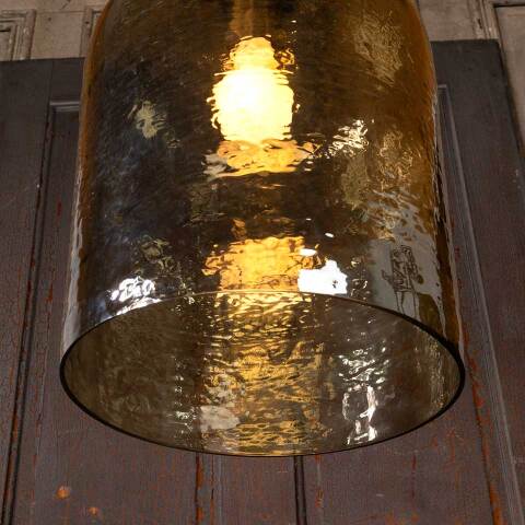 #51119 Modern Glass Dome Pendant Light Fixture image 7