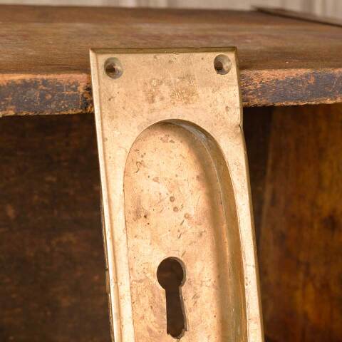 #51134 Antique Solid Bronze Pocket Door Pull image 4