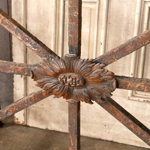 #51144 Cast Iron French Balcony Railing Table Base image 5