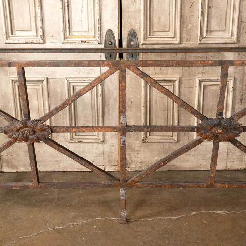 #51144 Cast Iron French Balcony Railing Table Base image 8