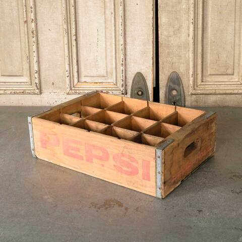 #51151 Antique PEPSI-COLA 12 Bottle Wood Crate image 3