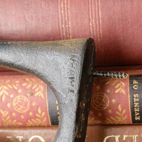 #51188 Salvaged Large Cast Iron Coat & Hat Hook image 5