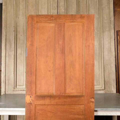 #51191 32x78 Antique 5 Panel Pine Interior Door image 2