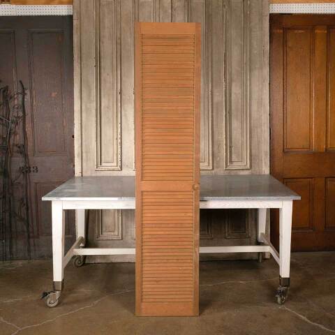 #51213 35x80 Salvaged Louvered Wood Bifold Doors image 5