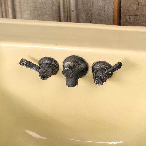 #51222 Antique Porcelain Wall Mount Bathroom Sink image 4