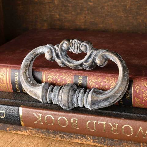 #51234 Vintage Brass Furniture Drawer Handle Pull image 3