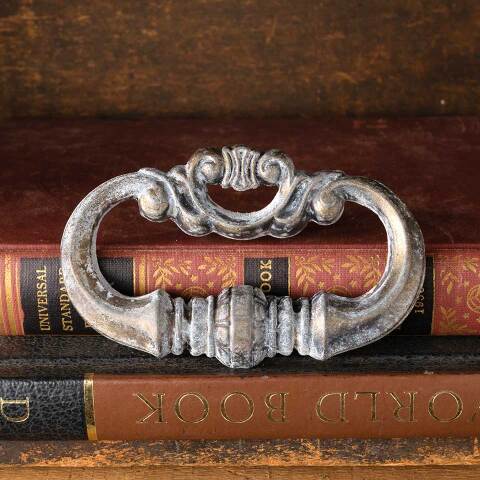 #51234 Vintage Brass Furniture Drawer Handle Pull image 2