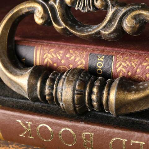 #51234 Vintage Brass Furniture Drawer Handle Pull image 5