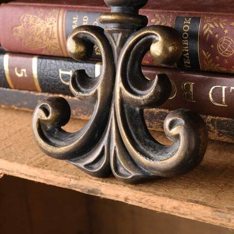 #51235 Vintage Brass Furniture Drawer Handle Pull image 6