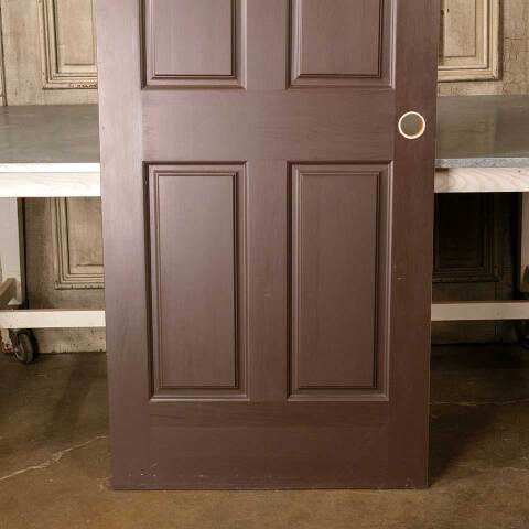 #51261 32x81 Salvaged 4 Panel Wood Interior Door image 3