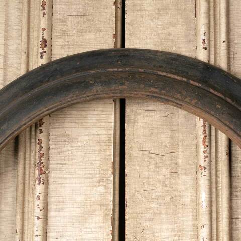 #51282 Antique Arched Top Metal Fireplace Surround image 3