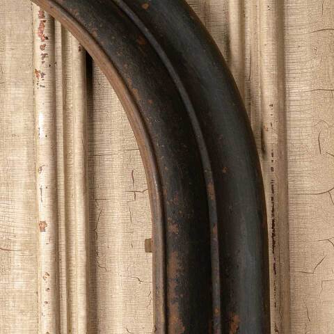 #51282 Antique Arched Top Metal Fireplace Surround image 5