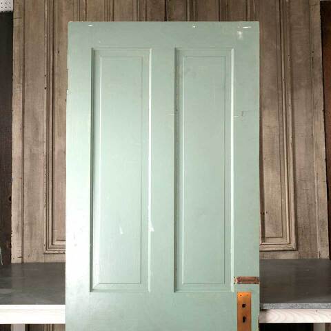 #51288 32x80 Salvaged Antique 4 Panel Interior Door image 5