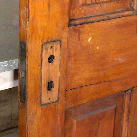 #51293 30x72 Salvaged Antique 4 Panel Interior Door image 7