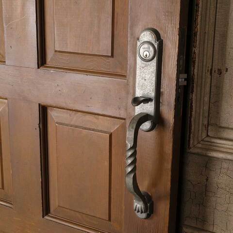 #51308 36x79 Salvaged Vintage Wood Entry Door image 8