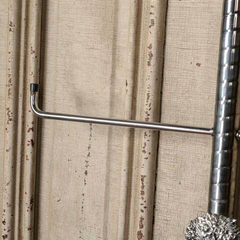 #51314 Vintage Bathroom Towel Rack Pole image 6