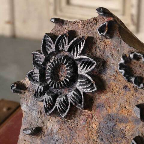 #51457 Antique Wood Block Textile Stamp image 2