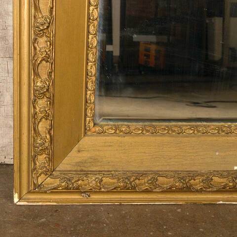 #51523 Antique Beveled Glass Wall Mirror image 5