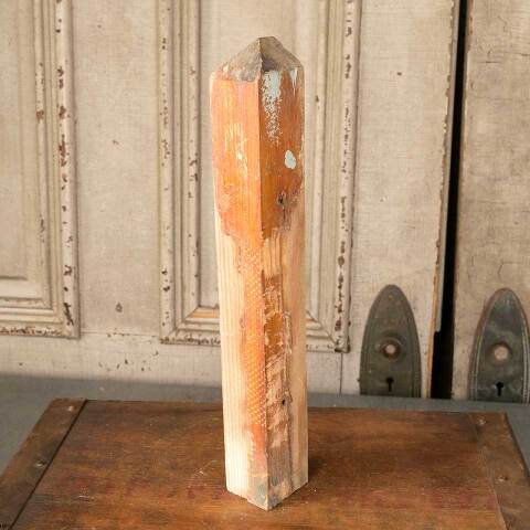 #51596 Antique Interior Corner Baseboard Trim Block image 4