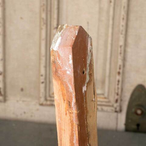 #51597 Antique Interior Corner Baseboard Trim Block image 3