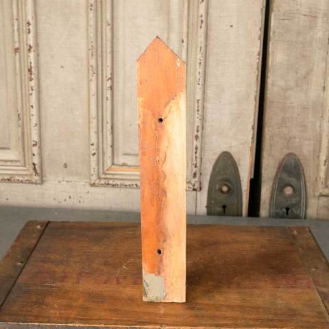 #51598 Antique Interior Corner Baseboard Trim Block image 3