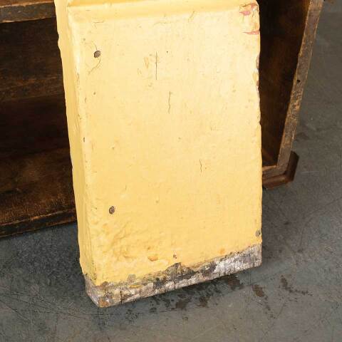 #51600 Salvaged Painted Wood Plinth Trim Block image 4