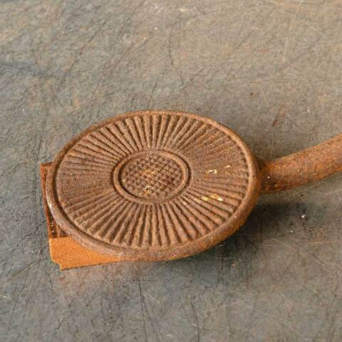 #51613 Antique Cast Iron Horse Carriage Step image 3