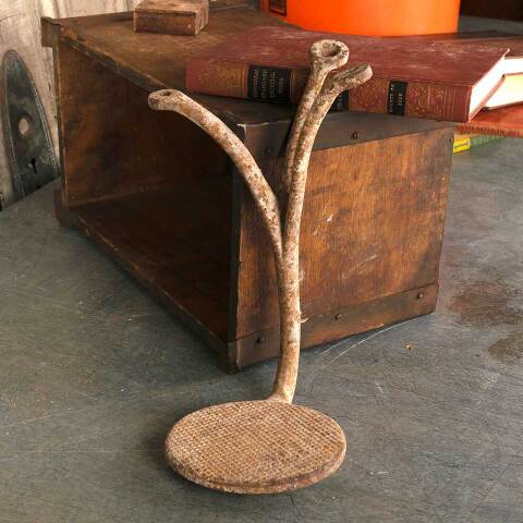 #51616 Antique Cast Iron horse Carriage Step image 2