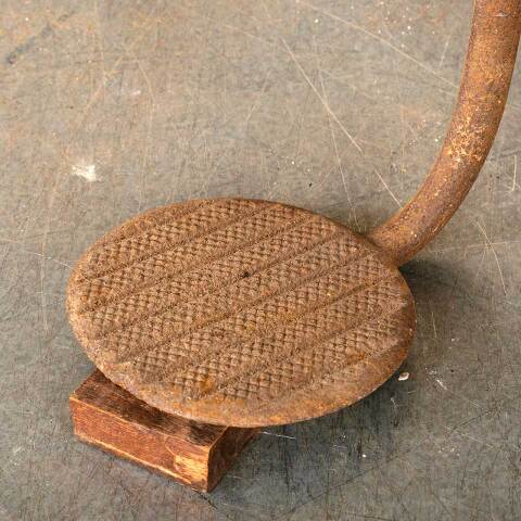 #51617 Antique Cast Iron Horse Carriage Step image 6