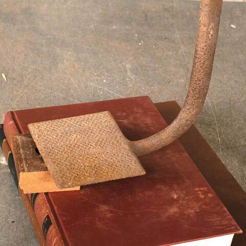 #51618 Antique Cast Iron Horse Carriage Step image 2