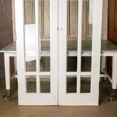 #51621 48x79 Antique 6 Lite French Entry Doors image 7