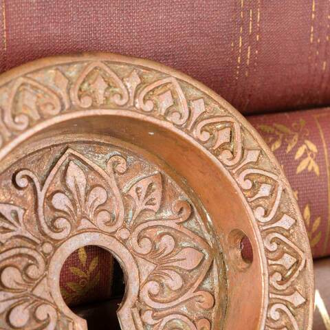 #51677 Antique Russell & Erwin Pocket Door Pulls image 4